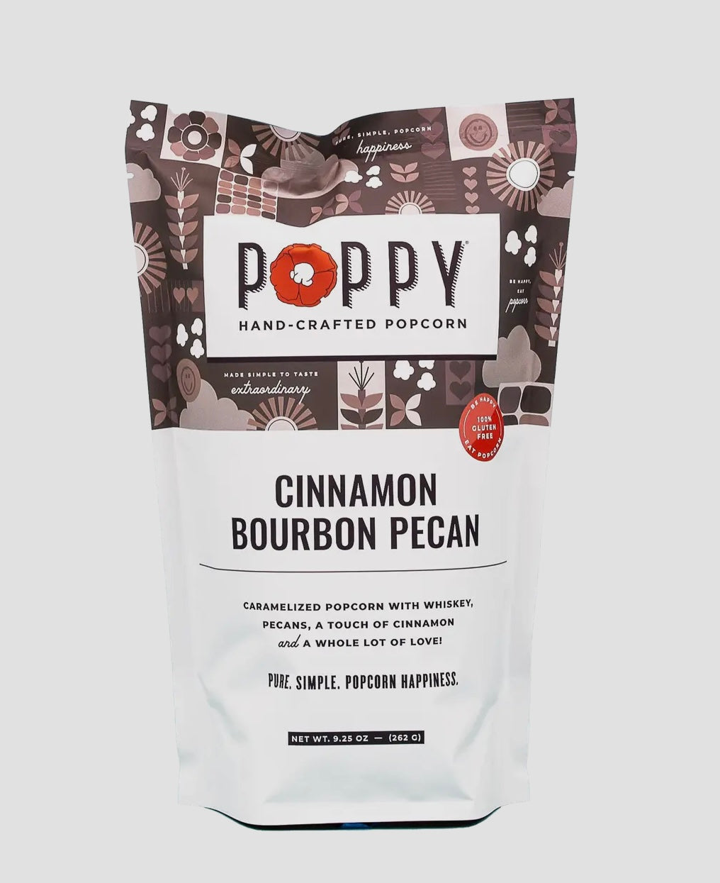 Poppy Handcrafted Popcorn Cinnamon Bourbon Pecan