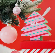 Load image into Gallery viewer, Spongelle Holiday Tree Ornament Body Wash Infused Buffer
