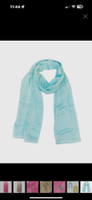 Load image into Gallery viewer, Wrapables Power Blue Silky Scarf
