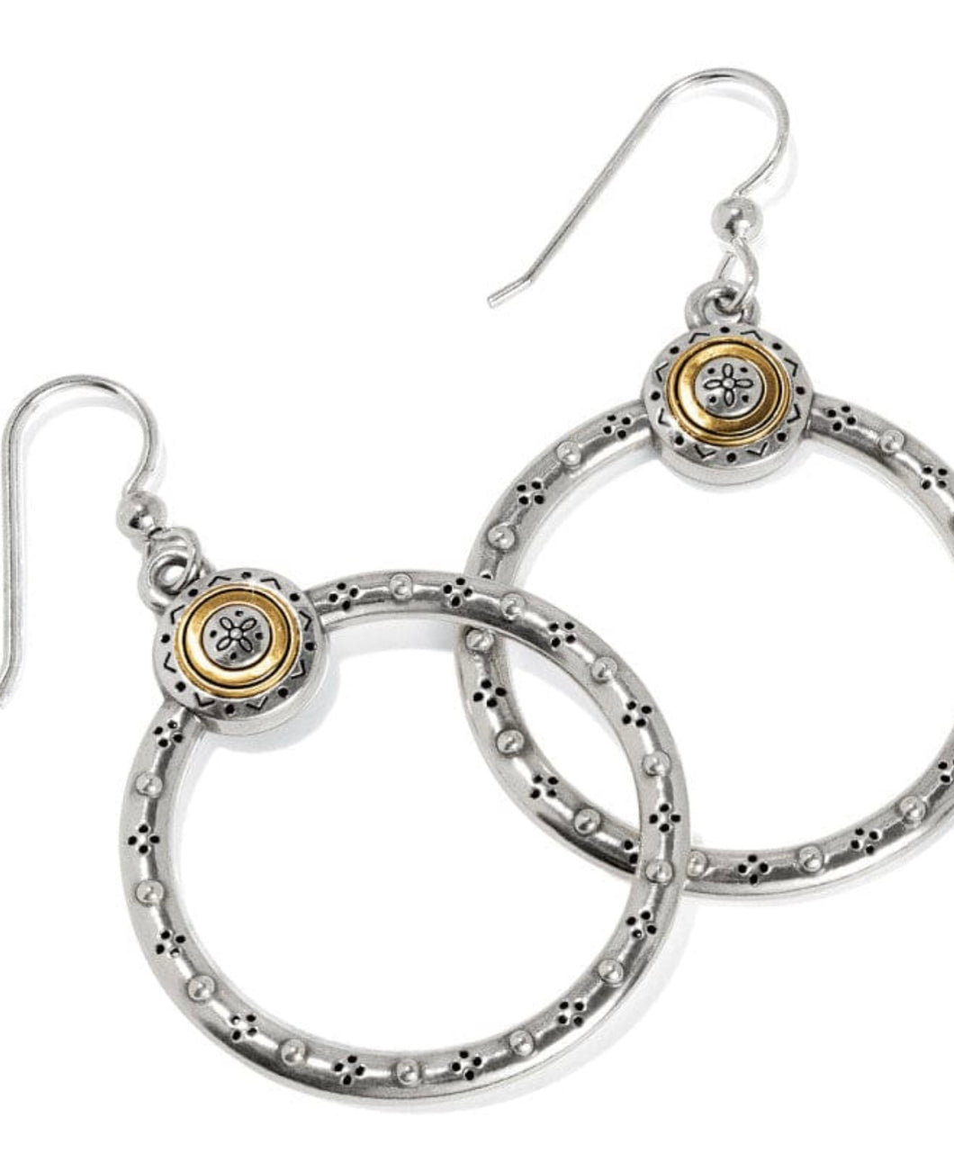 Brighton JA9924 Mosaic Two Tone French Wire Earring