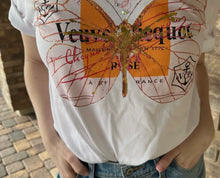 Load image into Gallery viewer, Veuve Champagne Butterfly Tee
