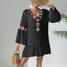 Load image into Gallery viewer, Lovesoft Crochet Ruffle Dress
