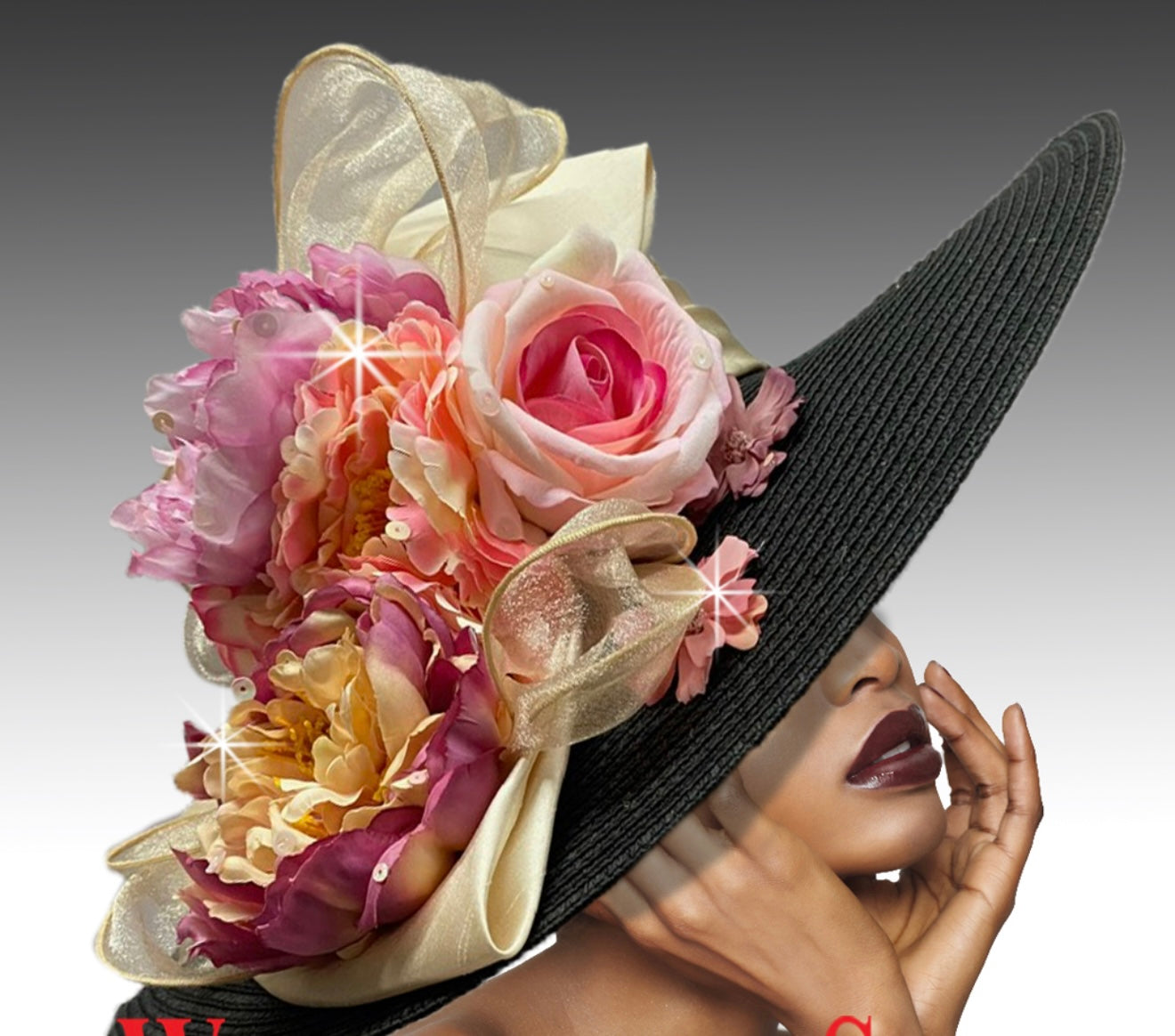 Whittall & Shon 3119 Tuberose Derby Hat – Diva Boutique & Gifts display picture 2