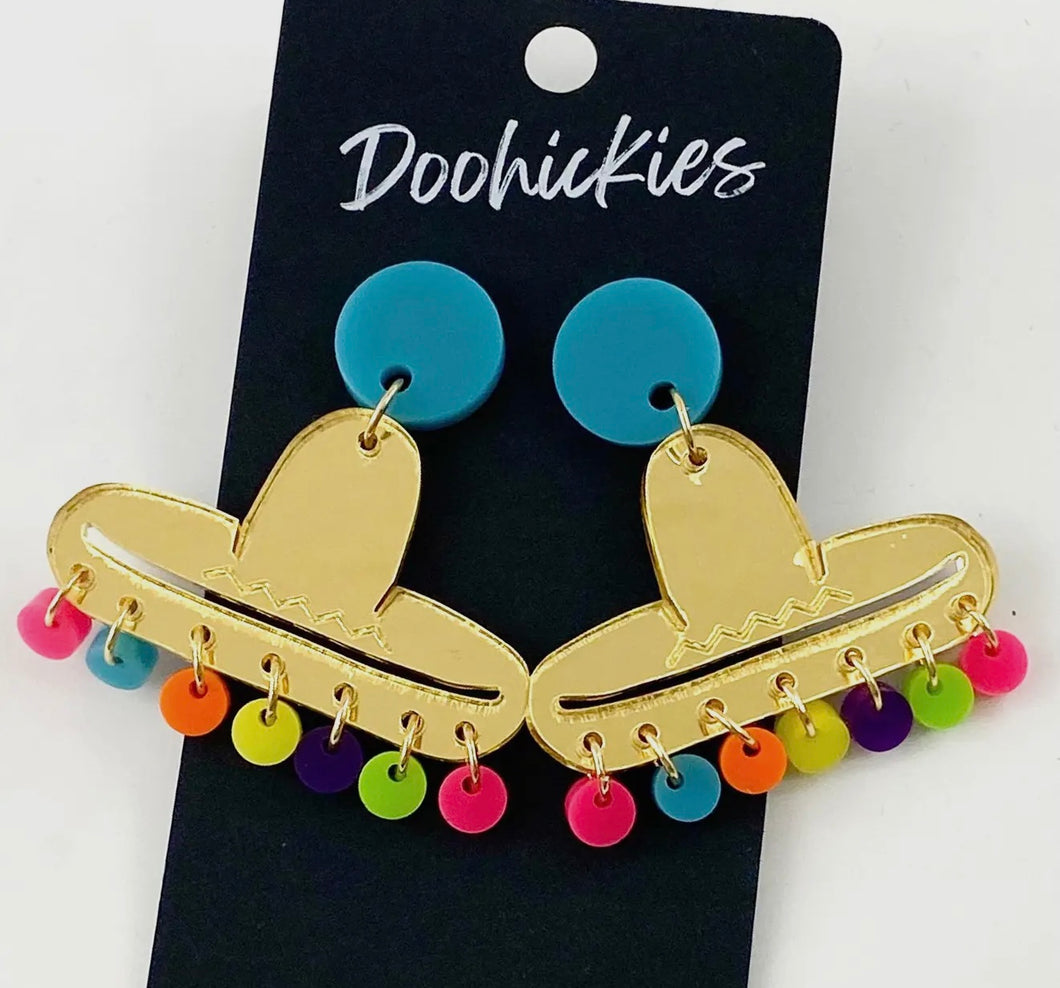 Doohickies Cinco de Mayo Sombrero Earrings