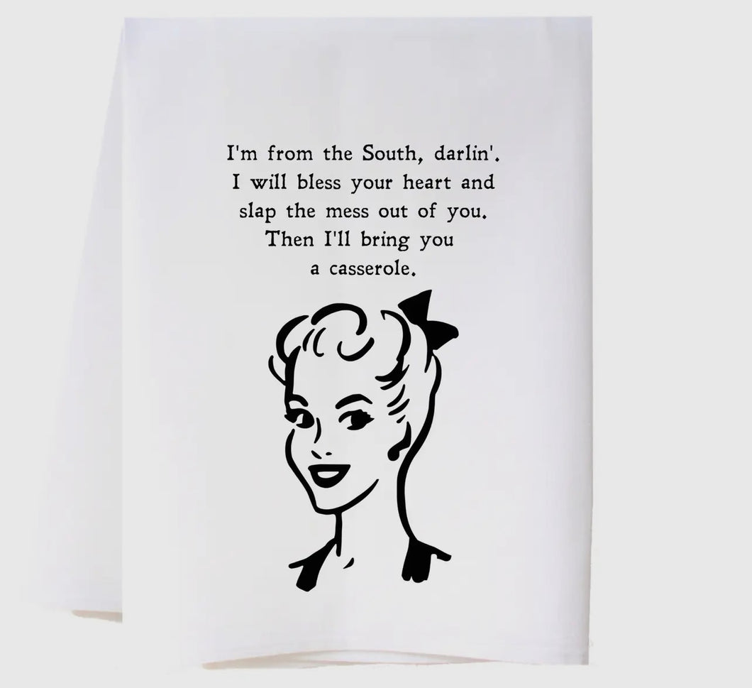 Cora & Pate 22FSTIFS I’m From The South Flour Sack Towel