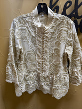 Load image into Gallery viewer, John Mark J45741TM Embroidered Peasant Top
