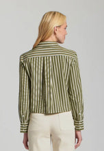 Load image into Gallery viewer, APNY Cropped Stripe Shirt

