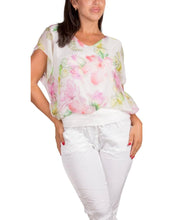 Load image into Gallery viewer, Amante Fiore Silk Top
