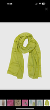 Load image into Gallery viewer, Wrapables Olive Silky Scarf
