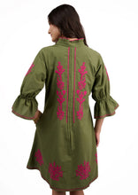 Load image into Gallery viewer, Uncle Frank 73609 Embroidered Fut &amp; Flare Dress
