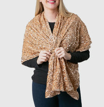 Load image into Gallery viewer, Top It Off Sequin Wrap
