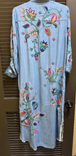 Load image into Gallery viewer, John Mark J36882DM Embroidered Denim Dress
