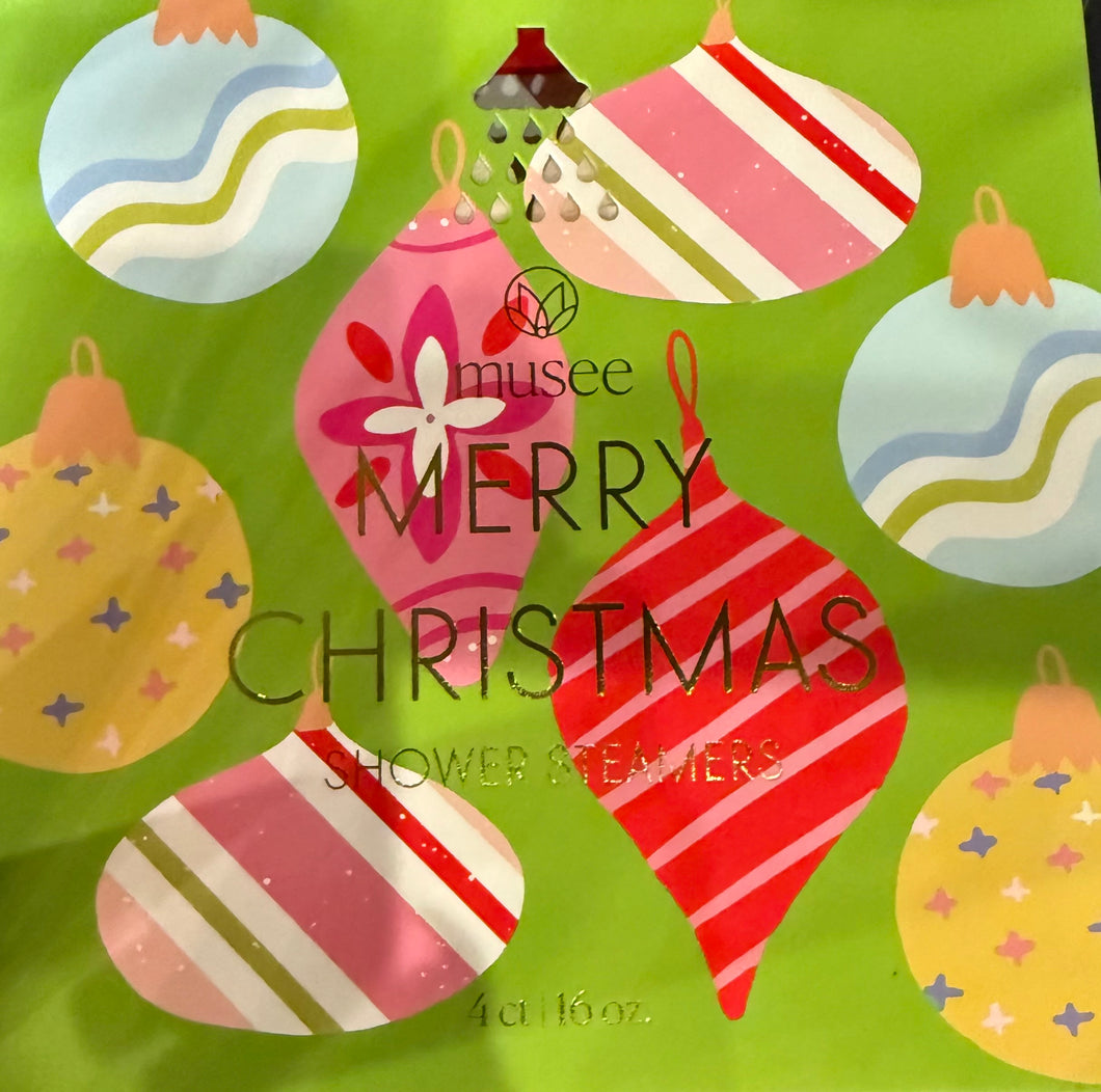 Musee Christmas Shower Steamers
