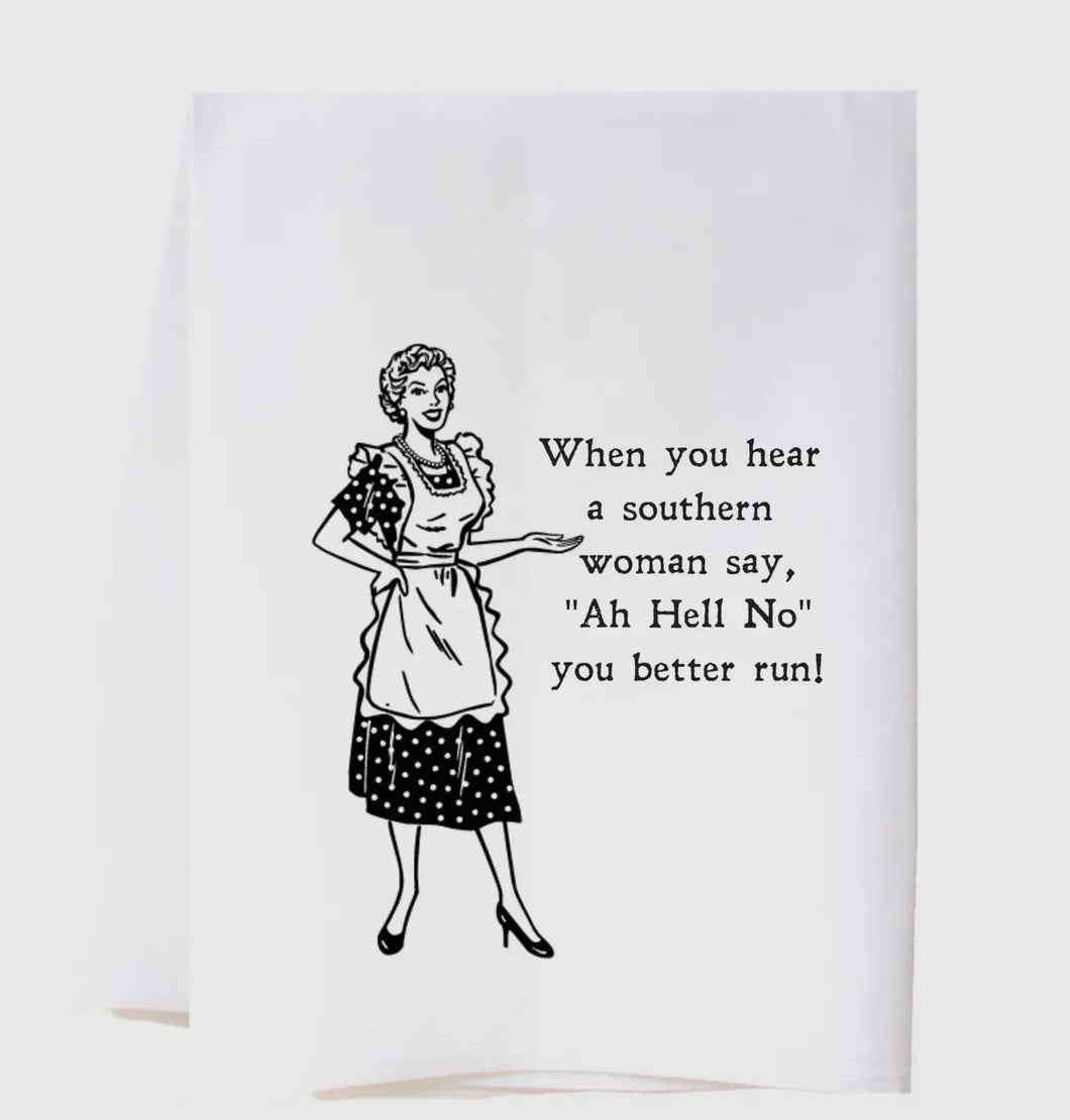 Cora & Pate 22FSTSW Southern Woman Flour Sack Towel