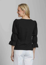 Load image into Gallery viewer, APNY K1449 V Neck Puff Sleeve Top
