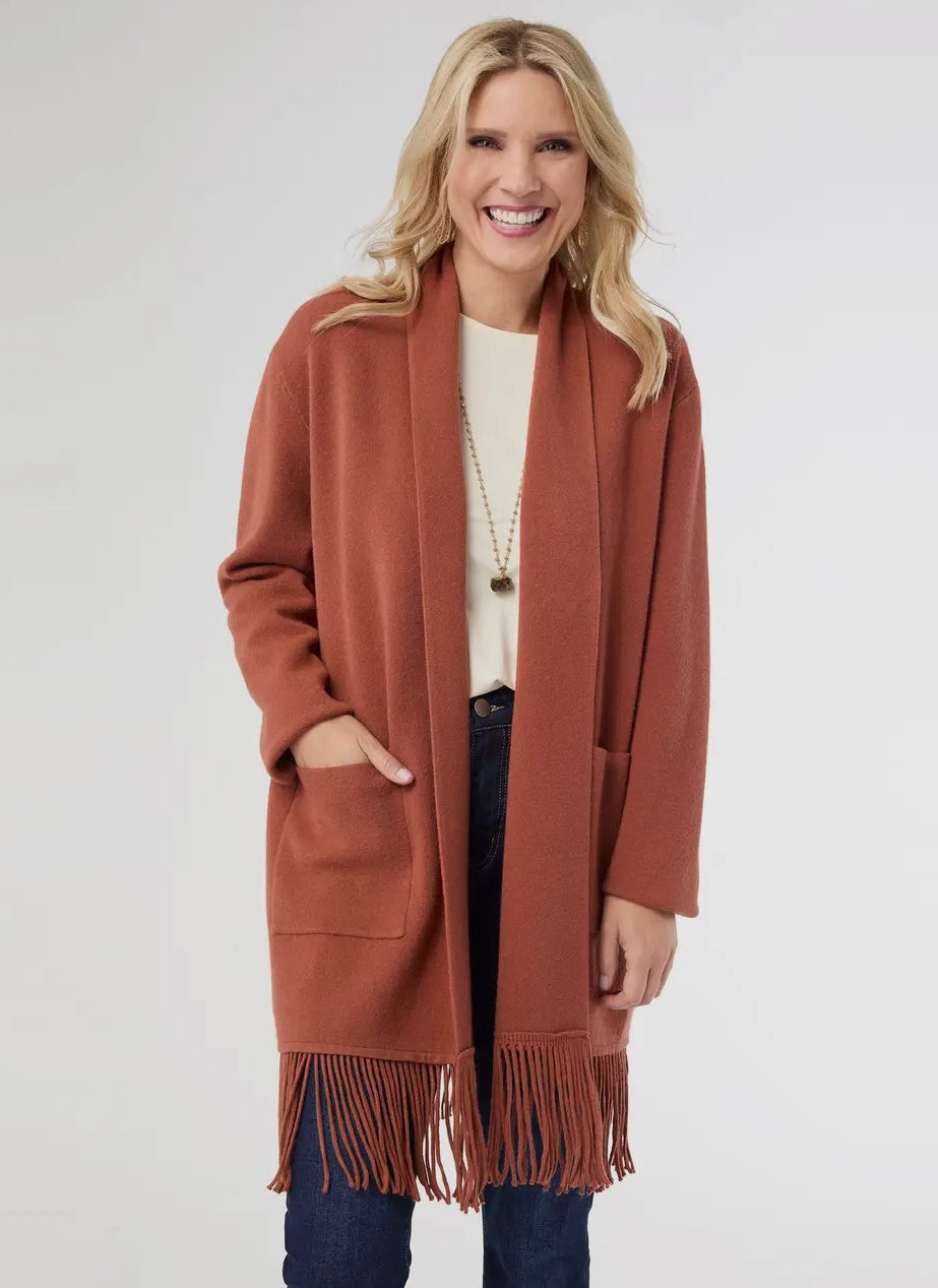 Coco & Carmen Cardigan W/Fringe