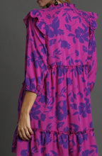 Load image into Gallery viewer, Magenta Mix Dress
