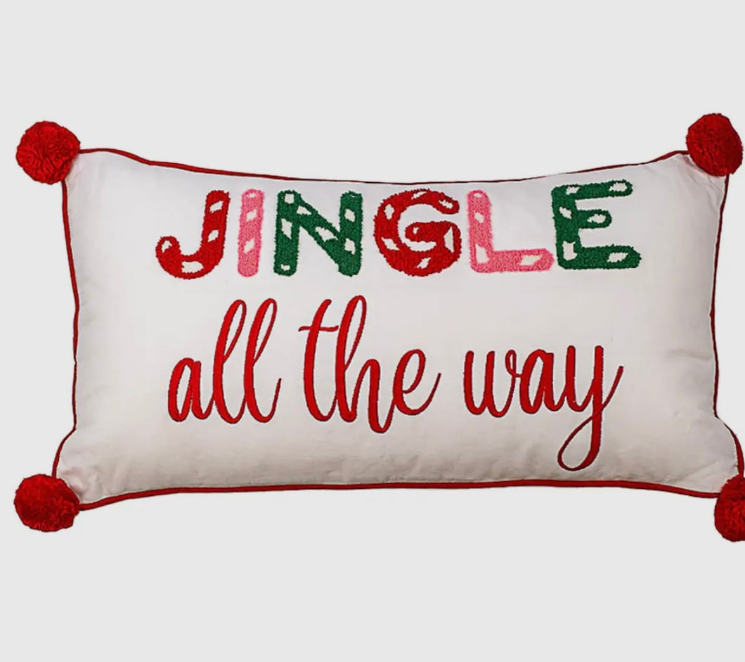 The Royal Standard 141924001 Jingle All The Way Pillow