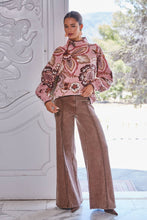 Load image into Gallery viewer, STRUCTURED HIGH WAISTBAND WASHED WIDE LEG PANTS FP60192
