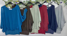 Load image into Gallery viewer, Karamel LS Silk Banded Top
