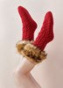 Load image into Gallery viewer, Giftcraft 408078 Fur Topped Socks
