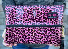 Load image into Gallery viewer, Makeup Junkie Pink Patent Leopard
