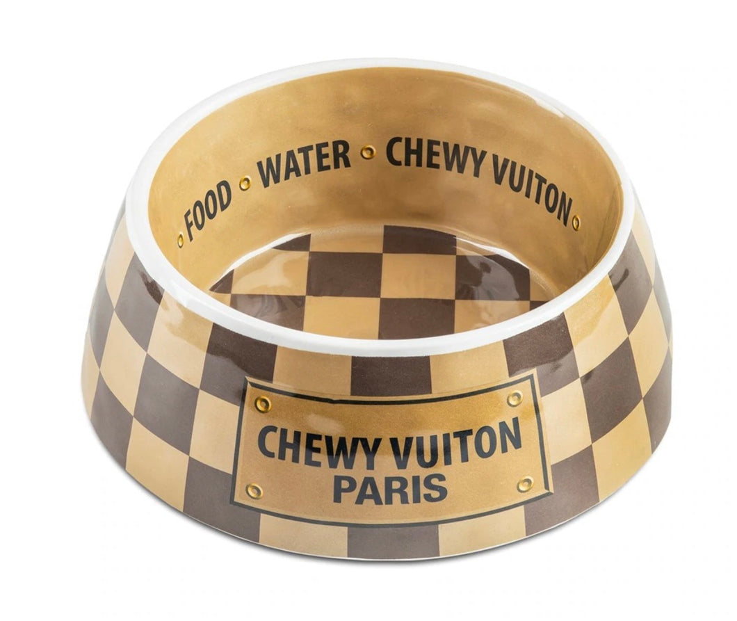 Haute Diggity Dog HHD-206-MD Checker Bowl